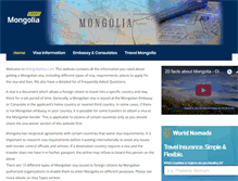 Tablet Screenshot of mongoliavisa.com